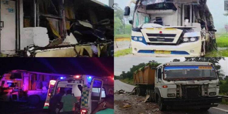 “कोरबा में बस और ट्रेलर की टक्कर में 7 लोगों की मौत, 12 से अधिक घायल….”