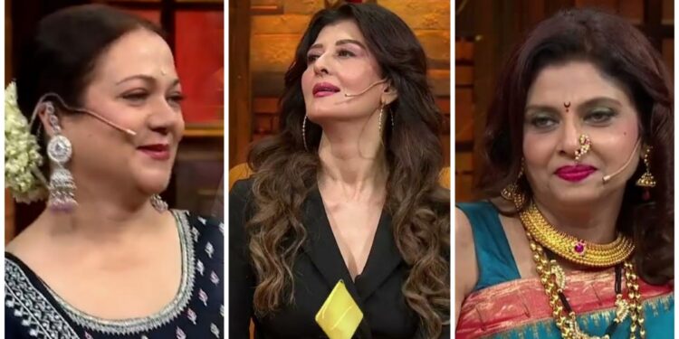 The Kapil Sharma Show : पति अपनी बीवियों से छिपाकर रखते थे मंदाकिनी की फोटो , कपिल शर्मा शो में पहुंची 80 के दसक की 3 खूबसूरत अदाकारा