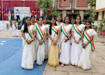 बड़े ही हर्षोल्लास के साथ मनाया गया डीएवी इस्पात पब्लिक स्कूल सेक्टर 2 भिलाई में स्वतंत्रता दिवस